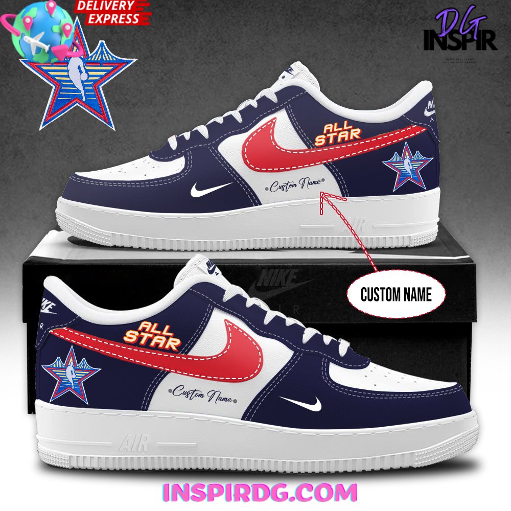 2025 NBA All-Star Game Navy Blue Nike Air Force 1 – InspirDG