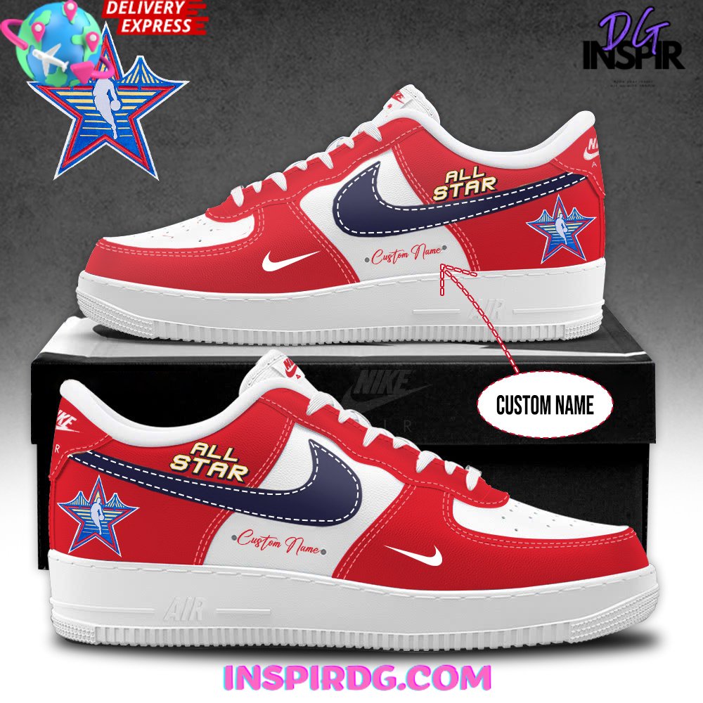 2025 NBA All-Star Game Red Nike Air Force 1 – InspirDG