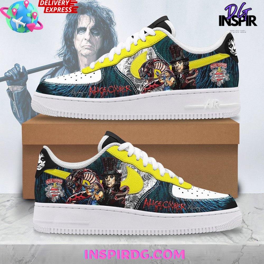 Alice Cooper Limited Edition Nike Air Force 1 – InspirDG