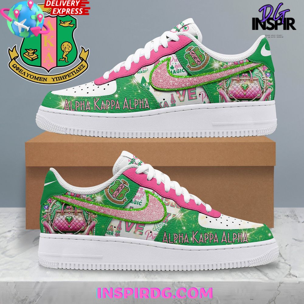 Alpha Kappa Alpha Limited Edition Nike Air Force 1 – InspirDG