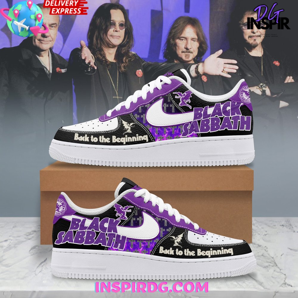 Black Sabbath Back to the Beginning Nike Air Force 1 – InspirDG