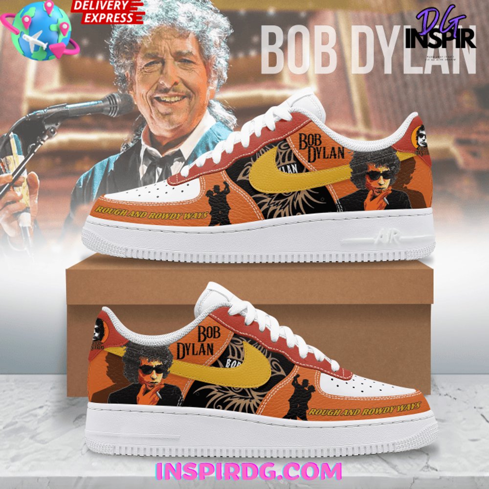 Bob Dylan Rough And Rowdy Ways Nike Air Force 1 – InspirDG