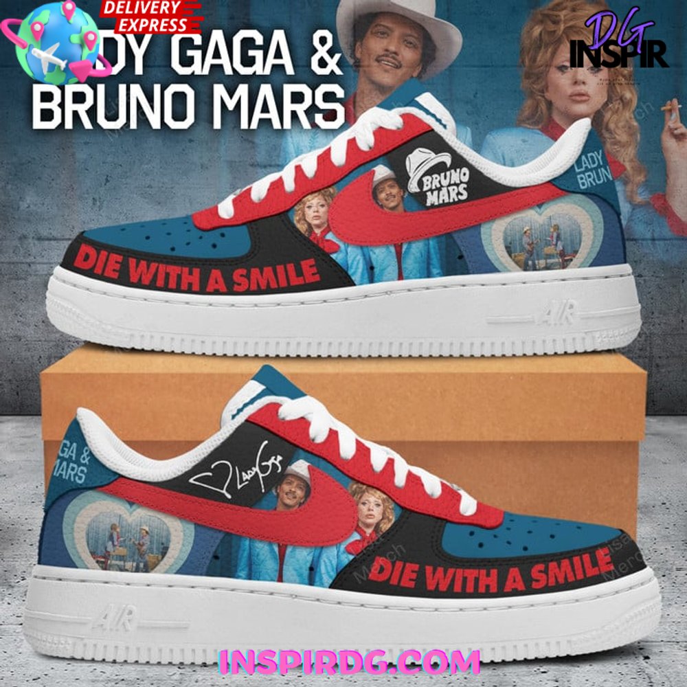 Bruno Mars x Lady Gaga Limited Edition Nike Air Force 1 – InspirDG