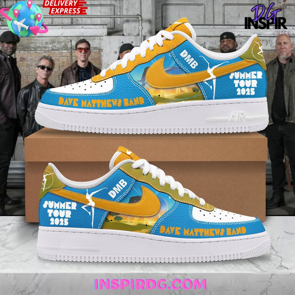 Dave Matthews Band Summer Tour 2025 Nike Air Force 1 – InspirDG