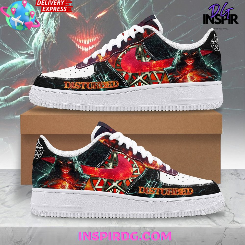 Disturbed Band Limited Edition Nike Air Force 1 – InspirDG