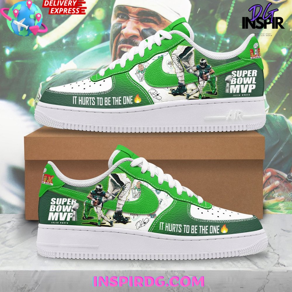 Jalen Hurts MVP Super Bowl LIX Limited Nike Air Force 1 – InspirDG