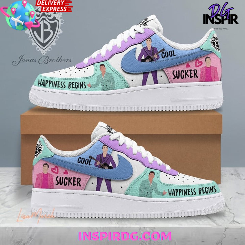 Jonas Brothers Pop Band Limited Nike Air Force 1 – InspirDG