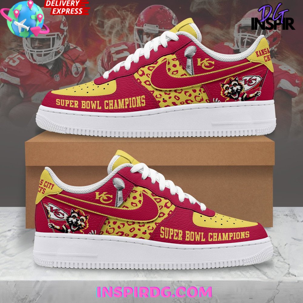 Kansas City Chiefs Super Bowl Champions Nike Air Force 1 – InspirDG