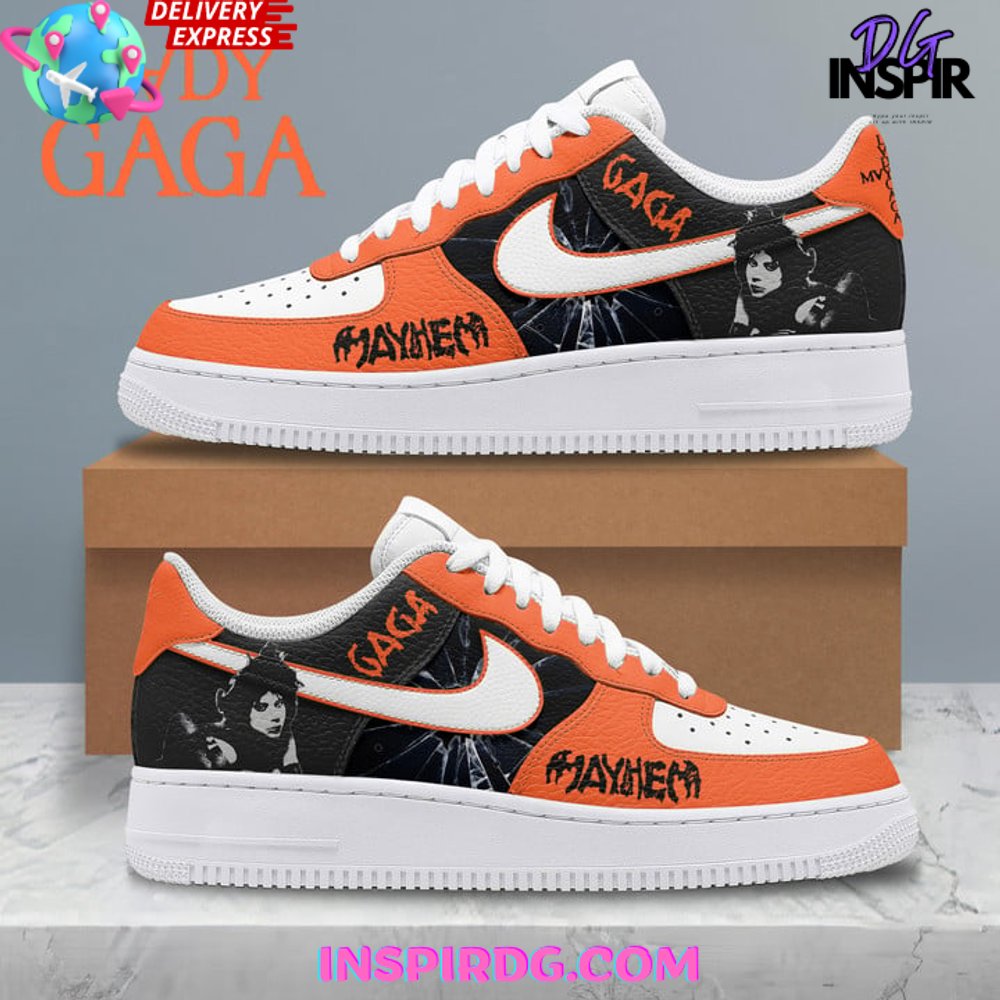 Lady Gaga Mayhem Limited Edition Nike Air Force 1 – InspirDG