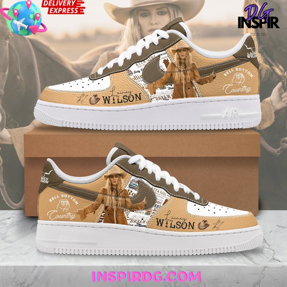 Lainey Wilson Bell Bottom Country Nike Air Force 1 – InspirDG