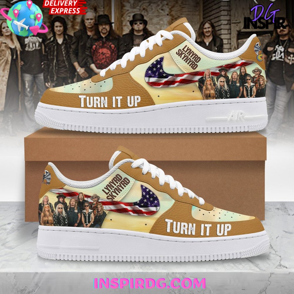 Lynyrd Skynyrd Turn It Up Limited Edition Nike Air Force 1 – InspirDG