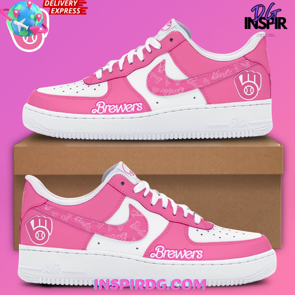 Milwaukee Brewers Barbie Night Limited Nike Air Force 1 – InspirDG