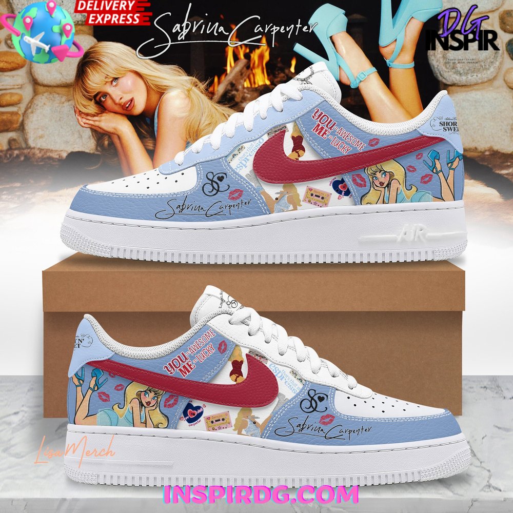 Sabrina Carpenter Limited Edition Air Force 1 Sneakers – InspirDG