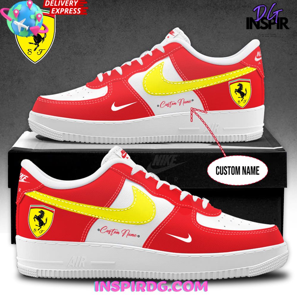 Scuderia Ferrari F1 Special Edition Nike Air Force 1 – InspirDG