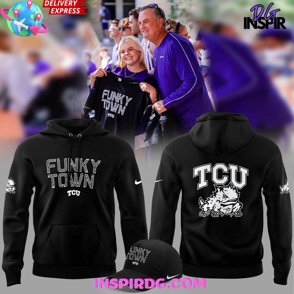 TCU Football Funky Town 2024 Hoodie – InspirDG