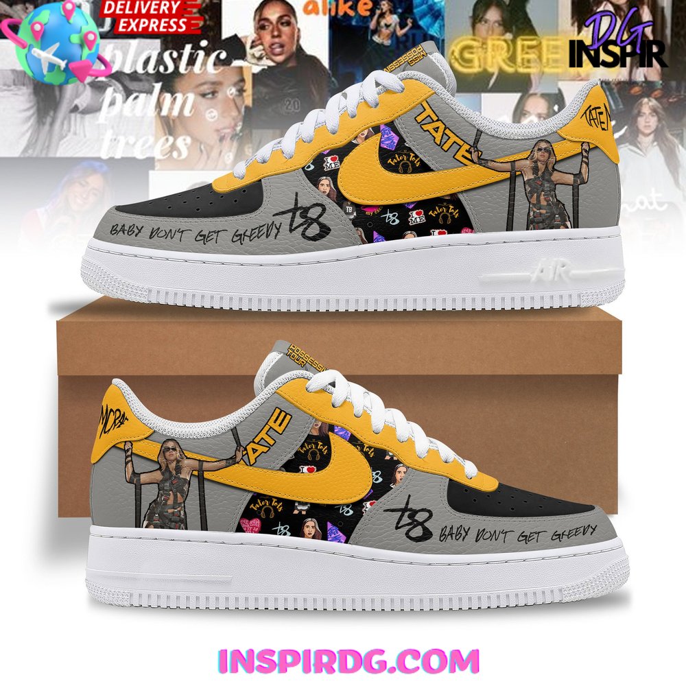 Tate McRae Greedy Limited Edition Nike Air Force 1 – InspirDG