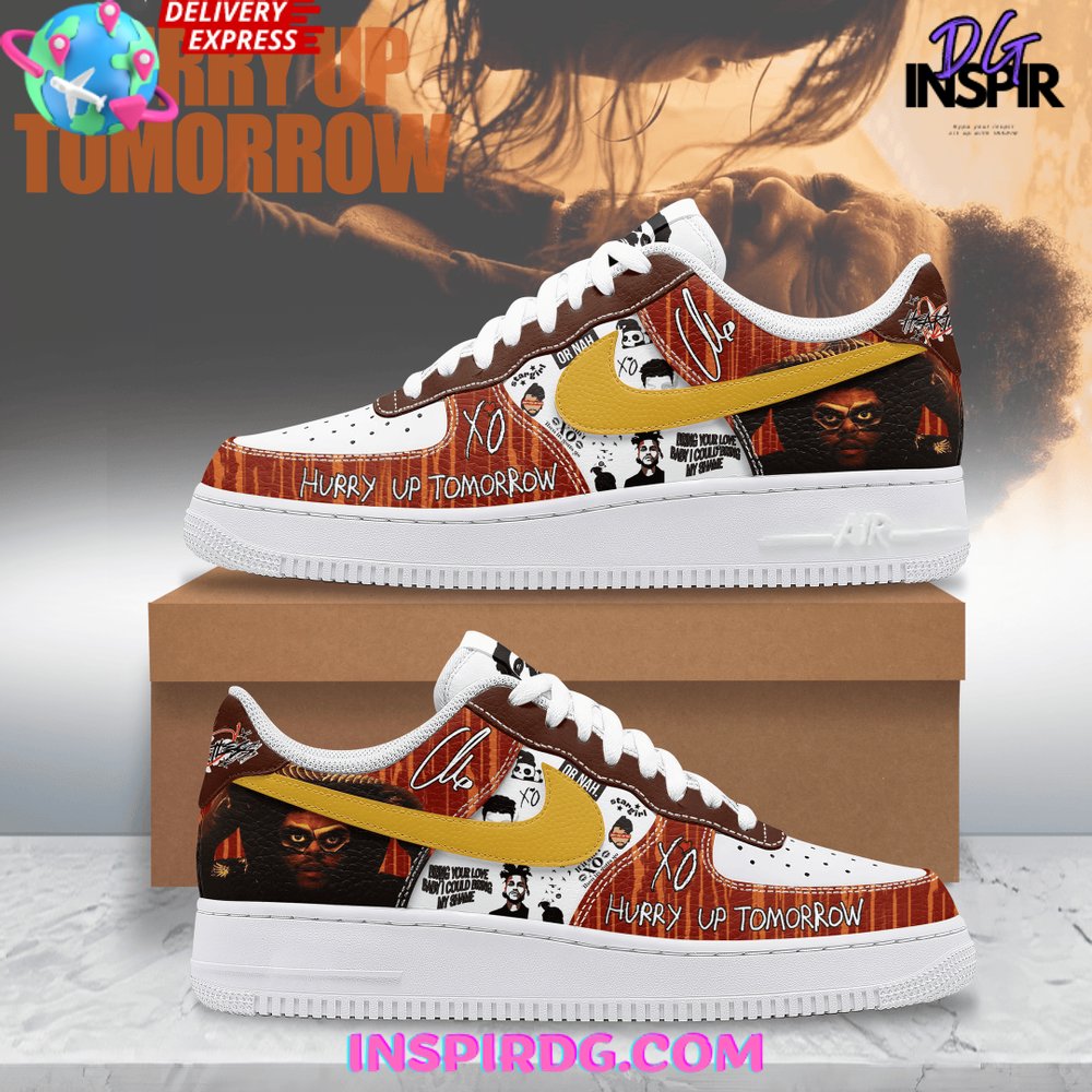 The Weeknd Hurry Up Tomorrow Limited Nike Air Force 1 – InspirDG