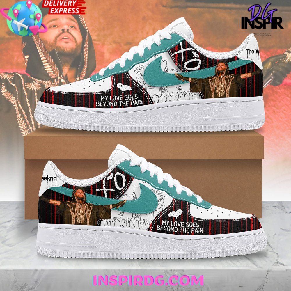 The Weeknd My Love Limited Edition Nike Air Force 1 – InspirDG