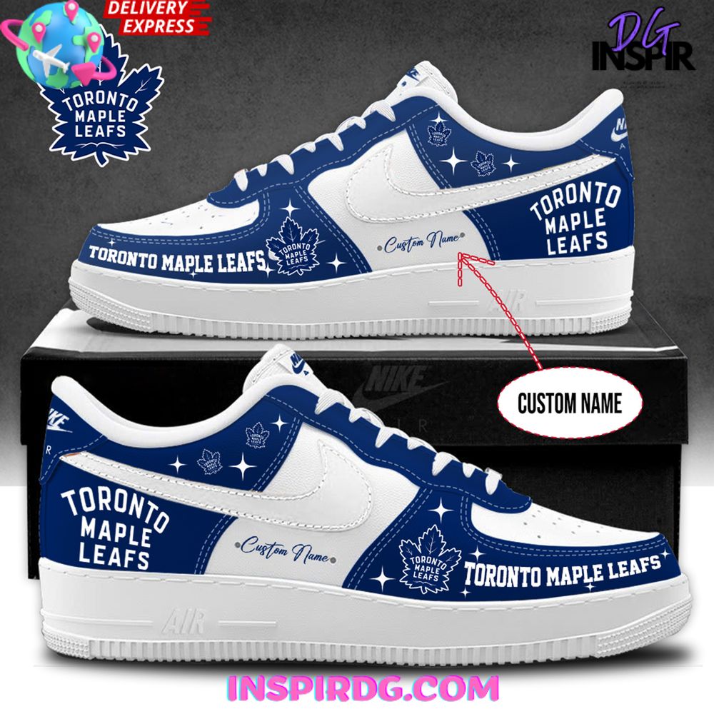 Toronto Maple Leafs Special Edition Nike Air Force 1 – InspirDG