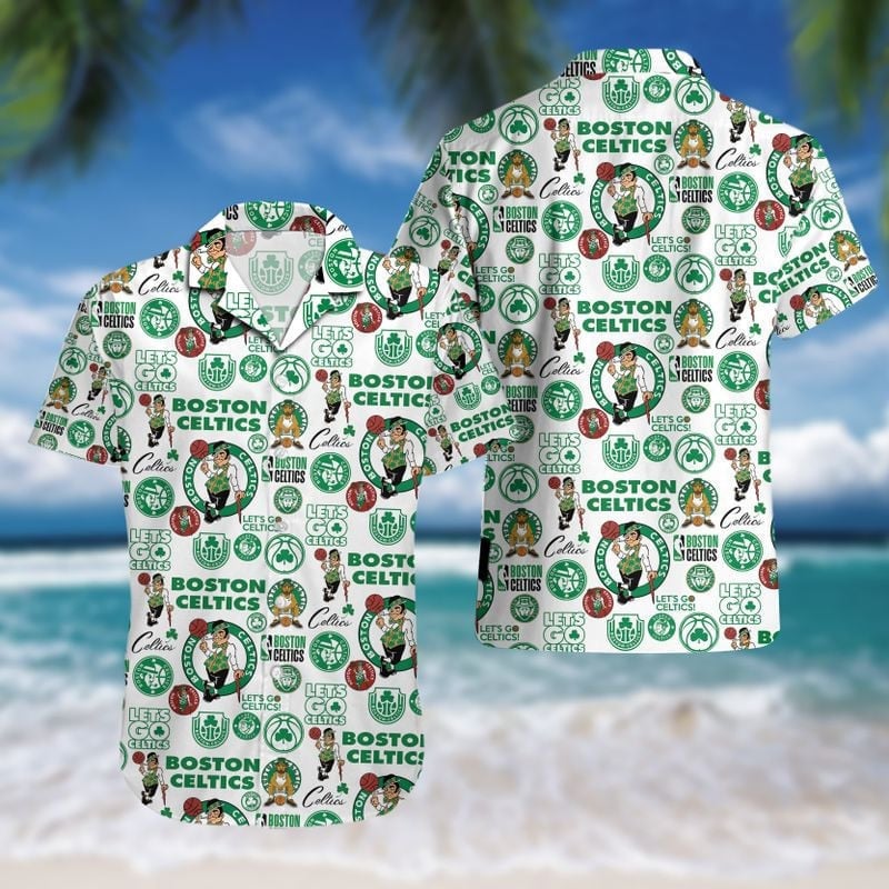 Boston Celtics AllIn Hawaiian Shirt