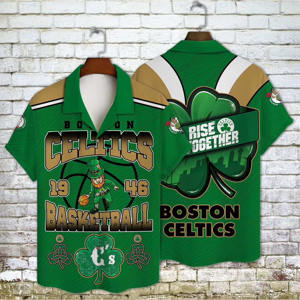 Boston Celtics Happy Saint Patrick’s Day Hawaiian Shirt