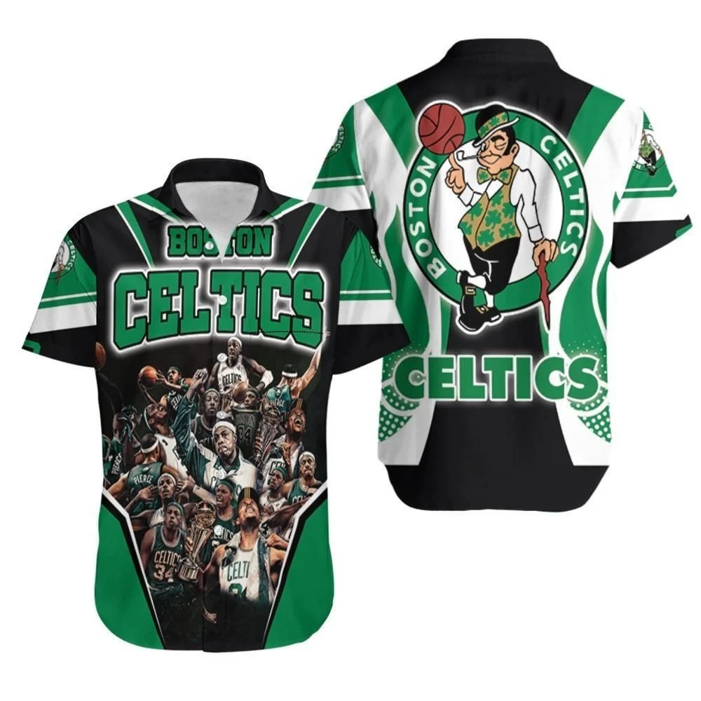 Boston Celtics Legends Celebration Hawaiian Shirt