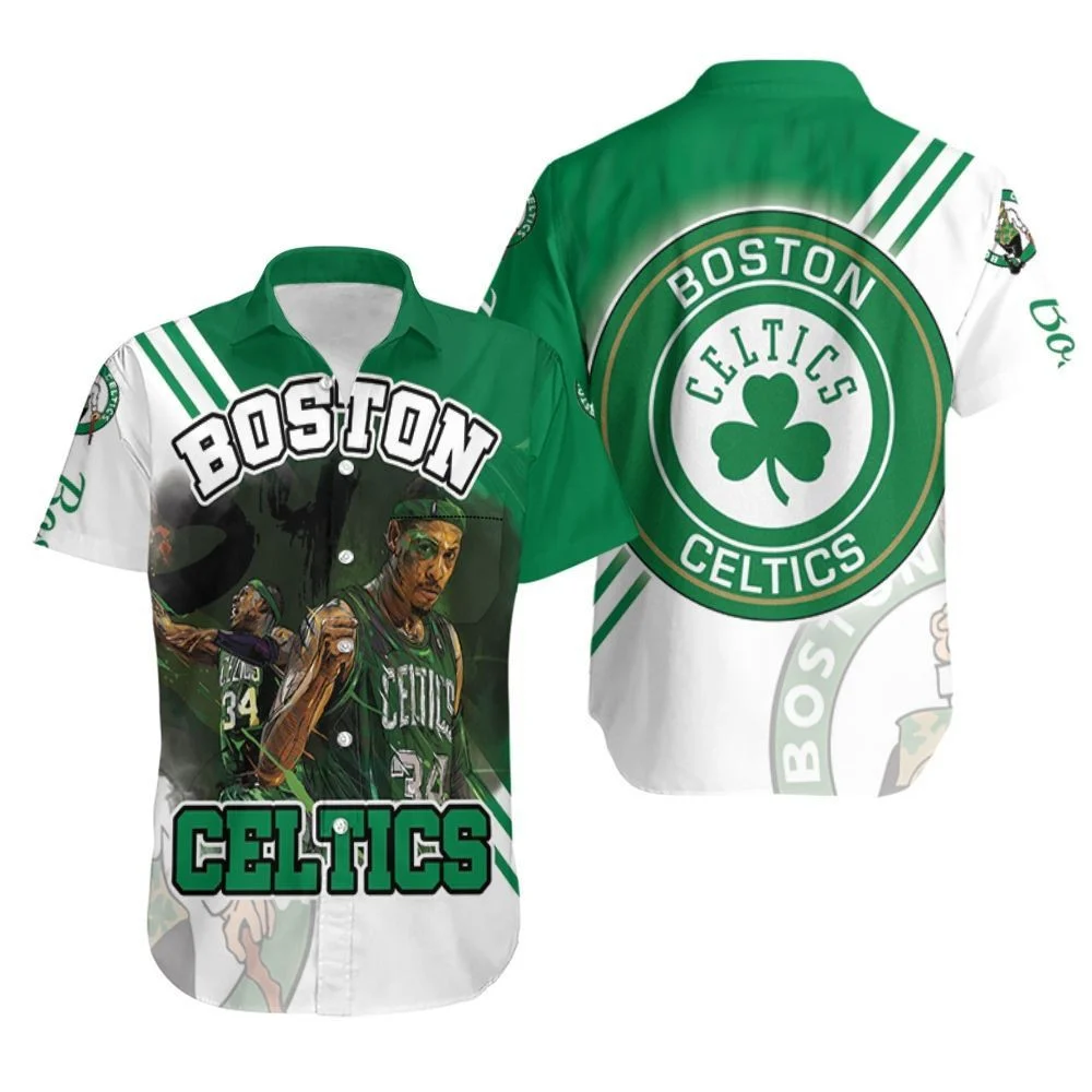 Boston Celtics Paul Pierce 34 Hawaiian Shirt