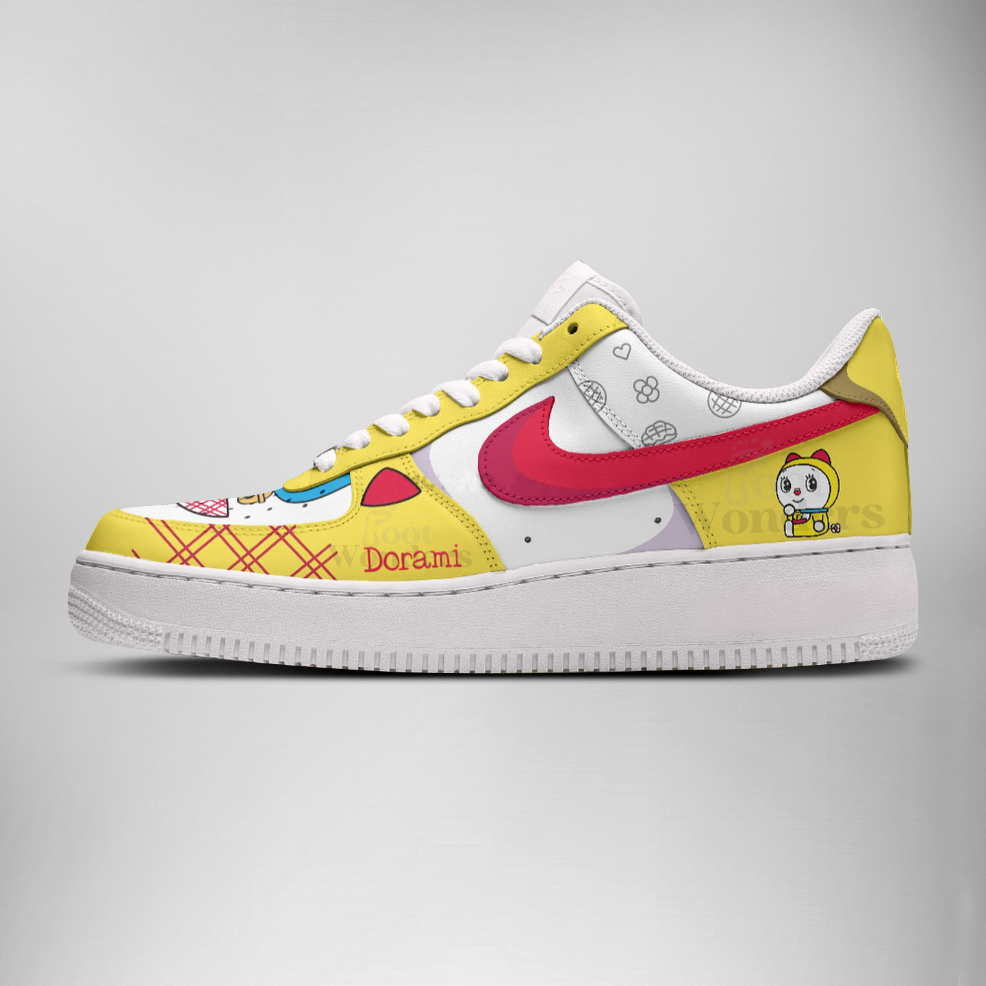 Dorami – Doraemon AF1 Style Shoes