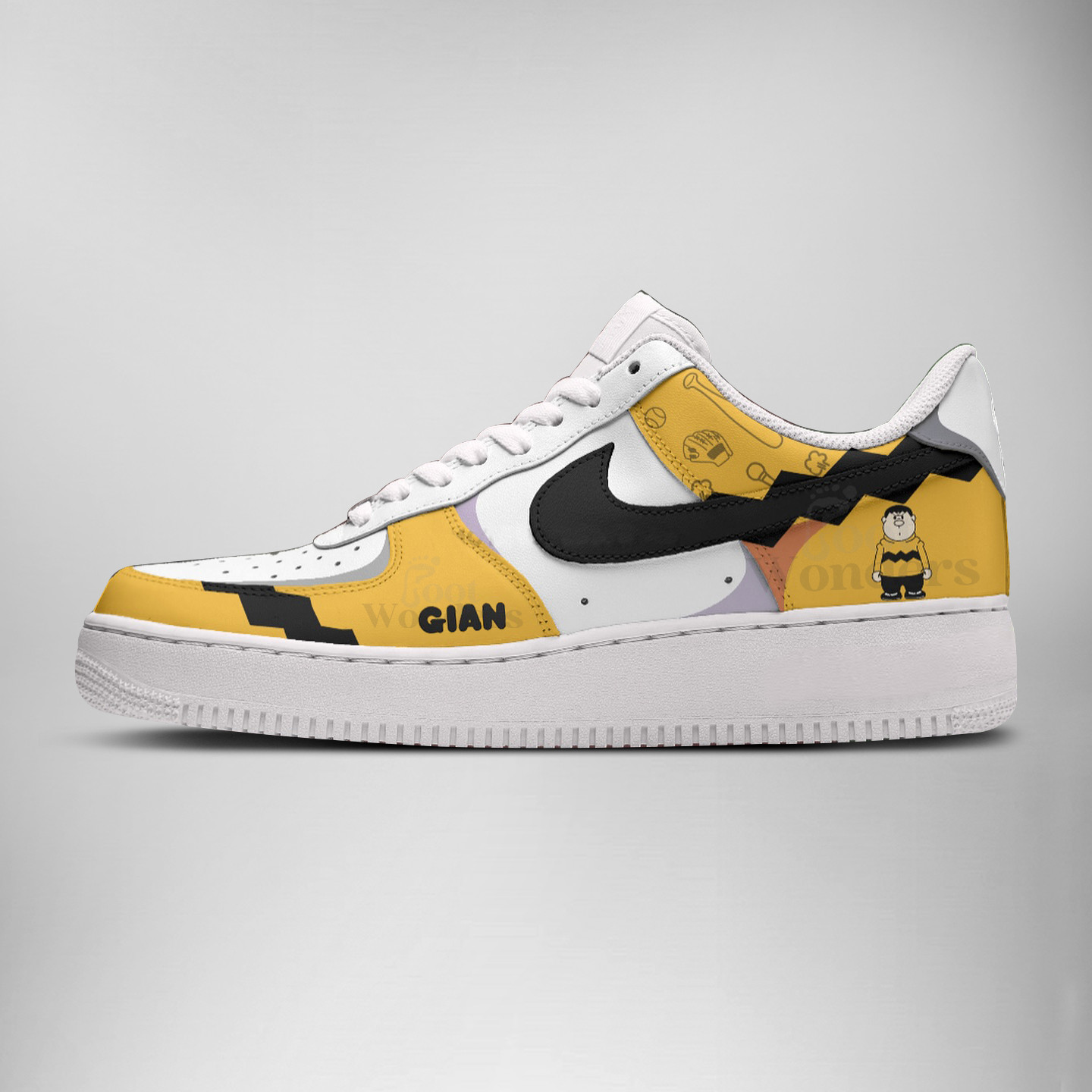 Chaien – Doraemon AF1 Style Shoes