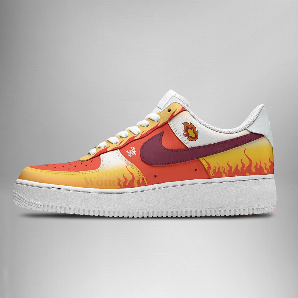 Kyojuro-Rengoku Demon Slayer AF1 Style Shoes