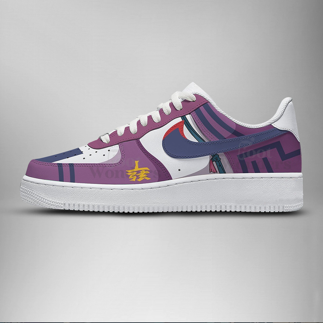 Akaza Demon Slayer AF1 Style Shoes