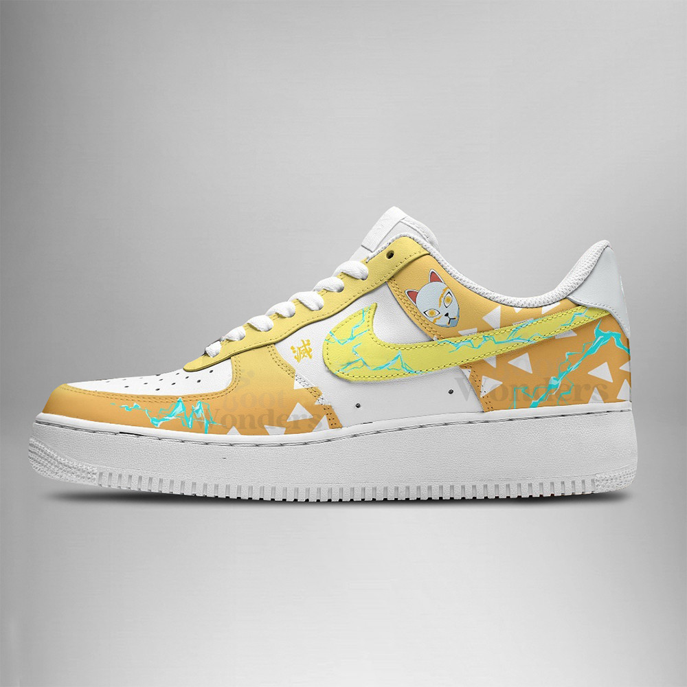 Zenitsu Demon Slayer AF1 Style Shoes