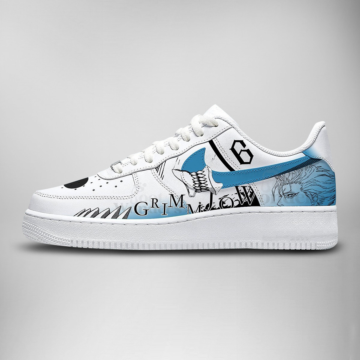 Grimmjow-Jaegerjaques Bleach AF1 Style Shoes