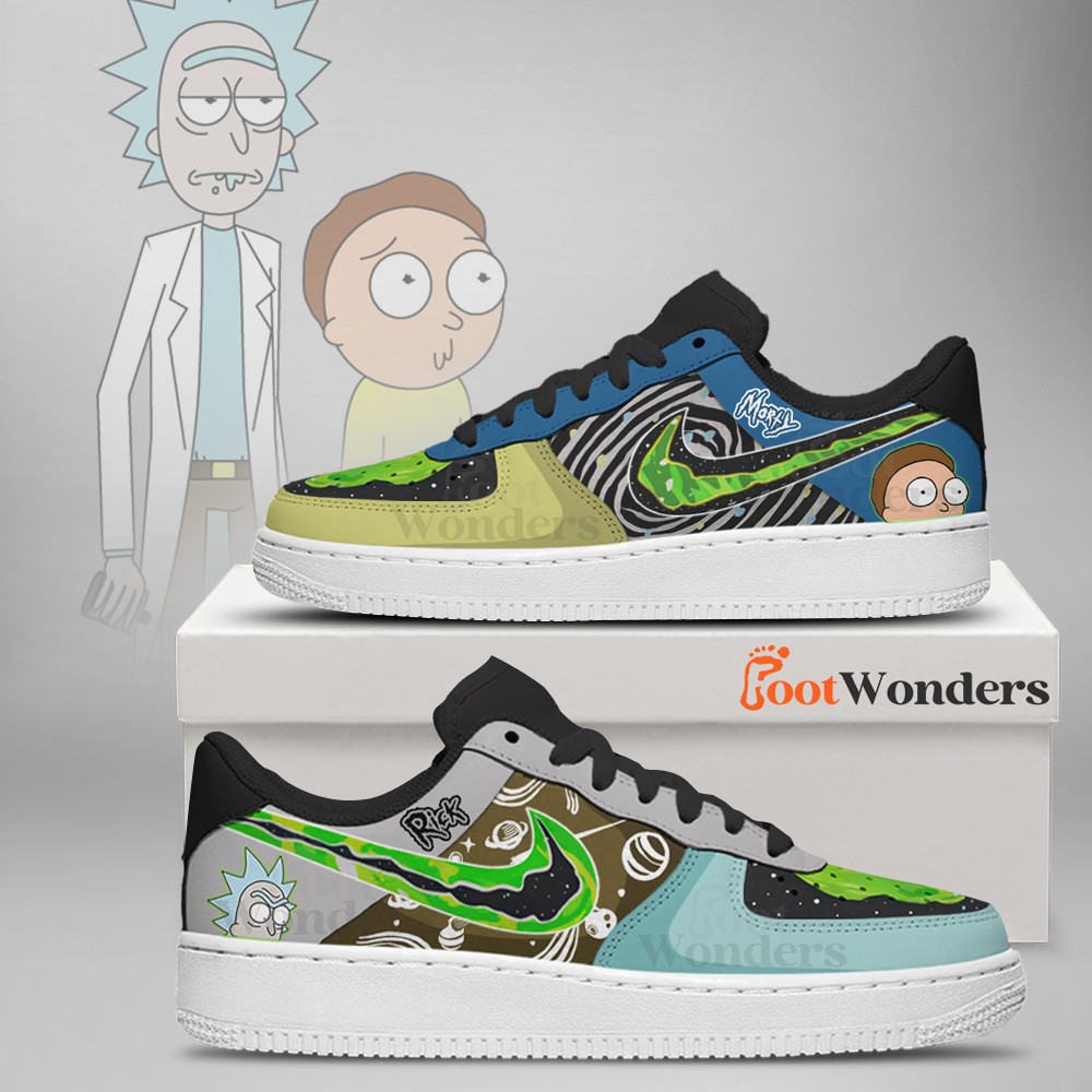 Rick And Morty Version 5 – AF1 Style Shoes