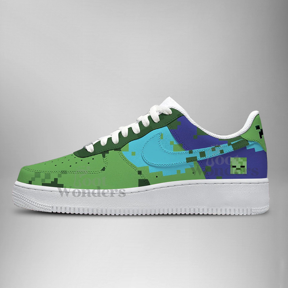 Zombie – Minecraft AF1 Shoes