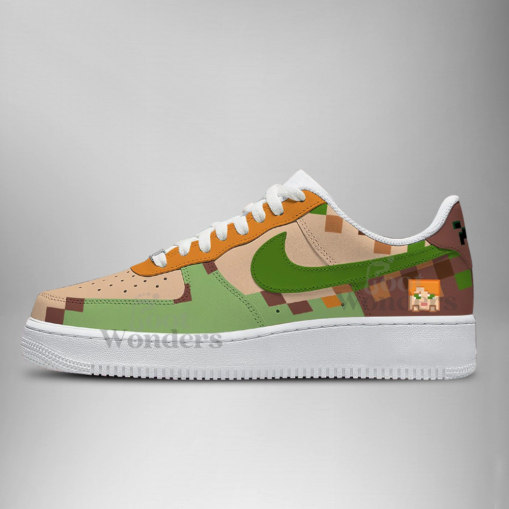 Alex – Minecraft AF1 Shoes