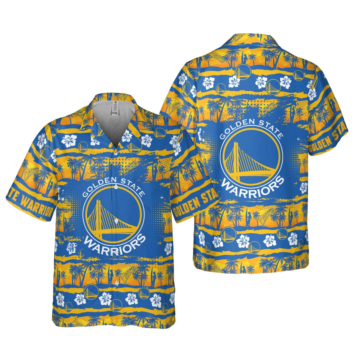 Golden State Warriors Island Breeze Hawaiian Shirt