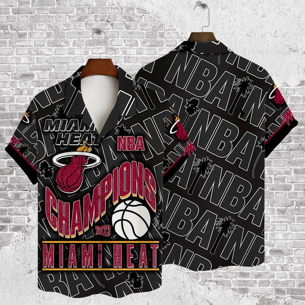 Miami Heat Champions Celebration Hawaiian Shirt