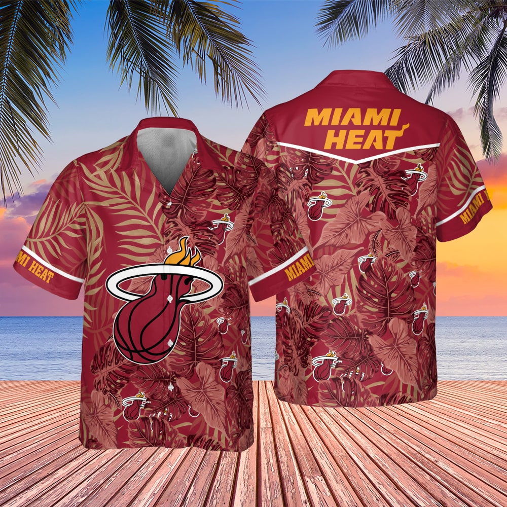 Miami Heat Tropical Vibes Hawaiian Shirt