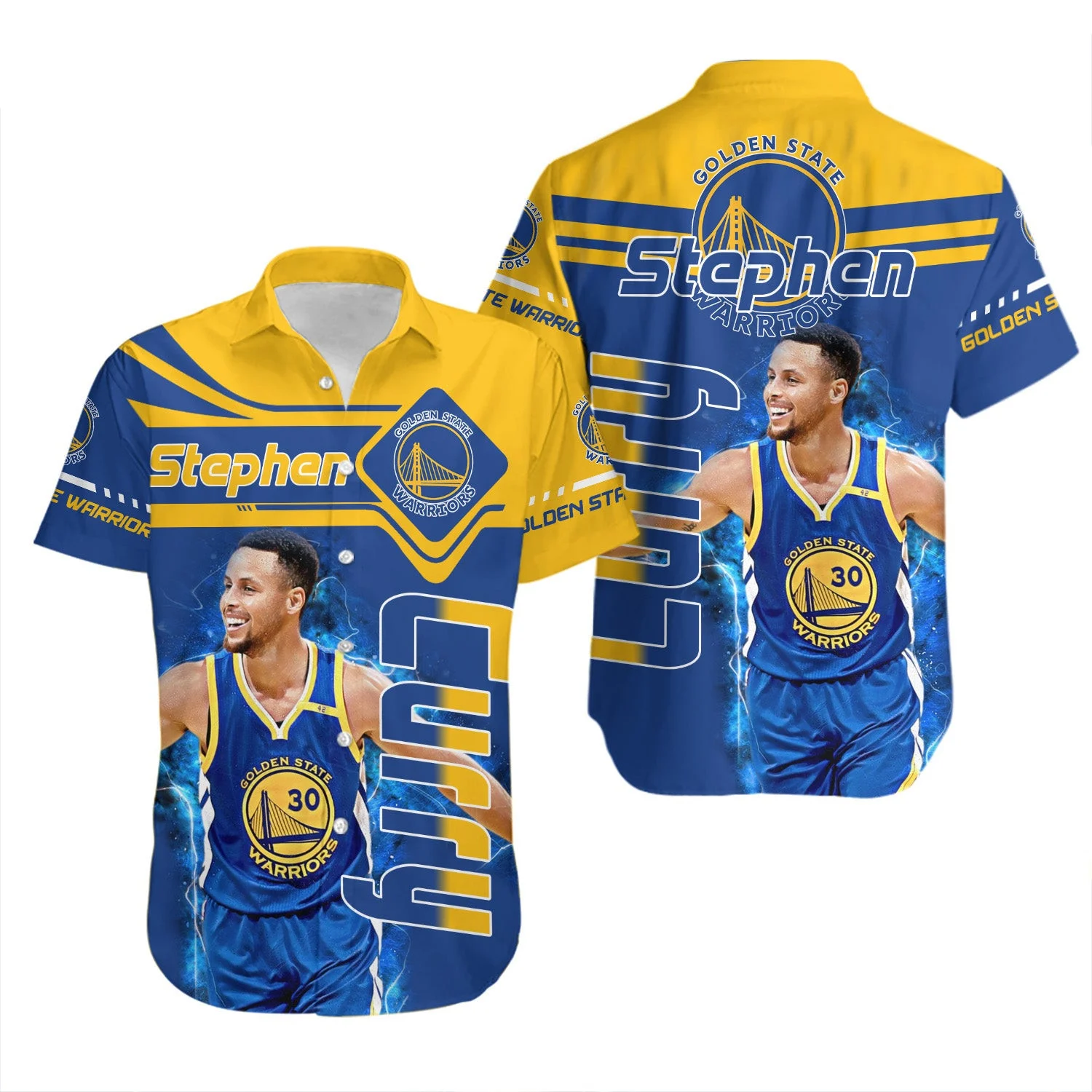 Stephen Curry Golden State Warriors Hawaiian Shirt